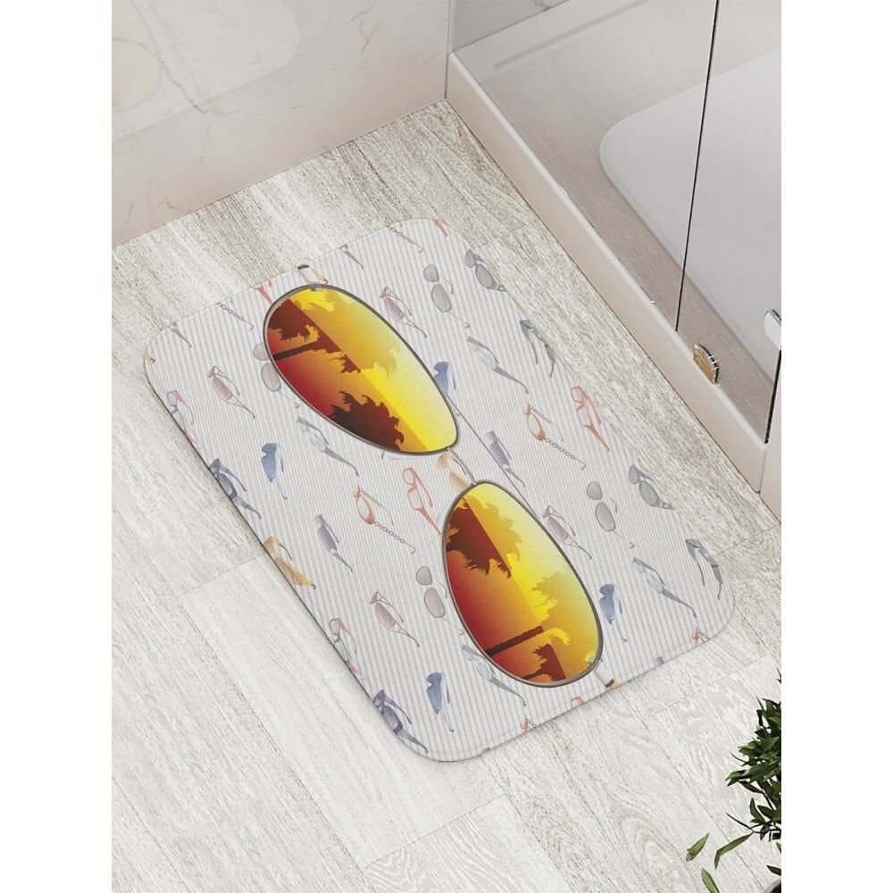 Противоскользящий коврик для ванной, сауны, бассейна JOYARTY Морские очки