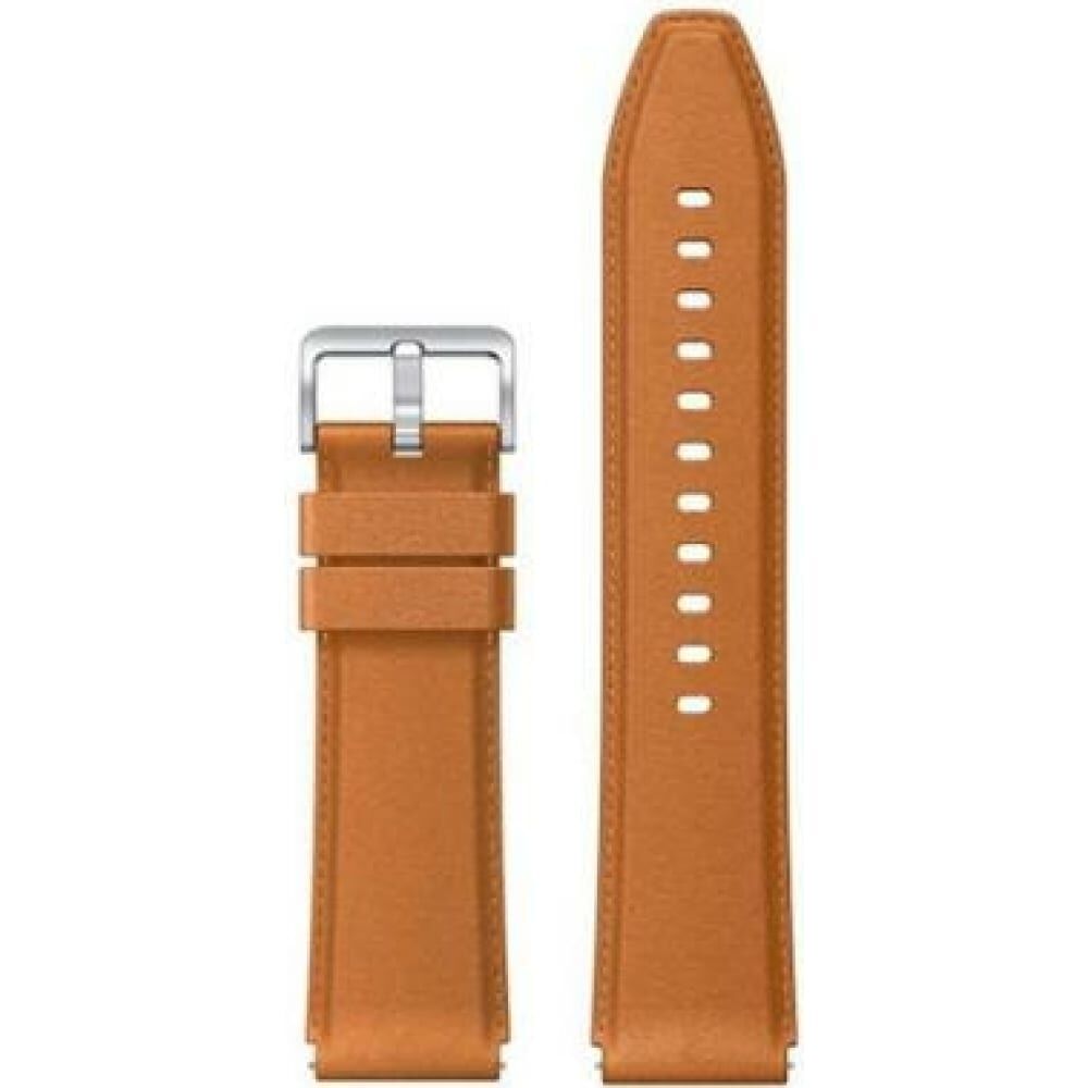 Кожаный ремешок для смарт-часов Xiaomi Watch S1 Strap Leather Brown