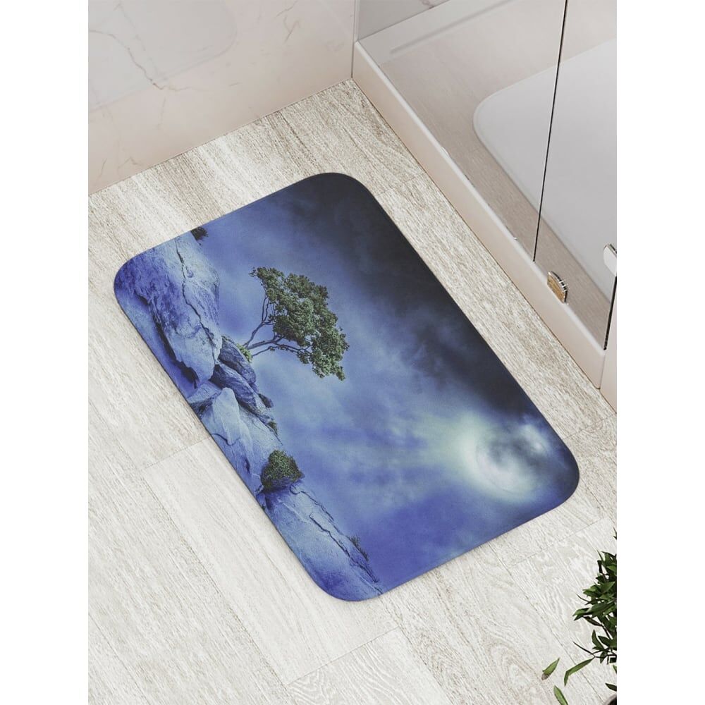 Противоскользящий коврик для ванной, сауны, бассейна JOYARTY Лунное дерево