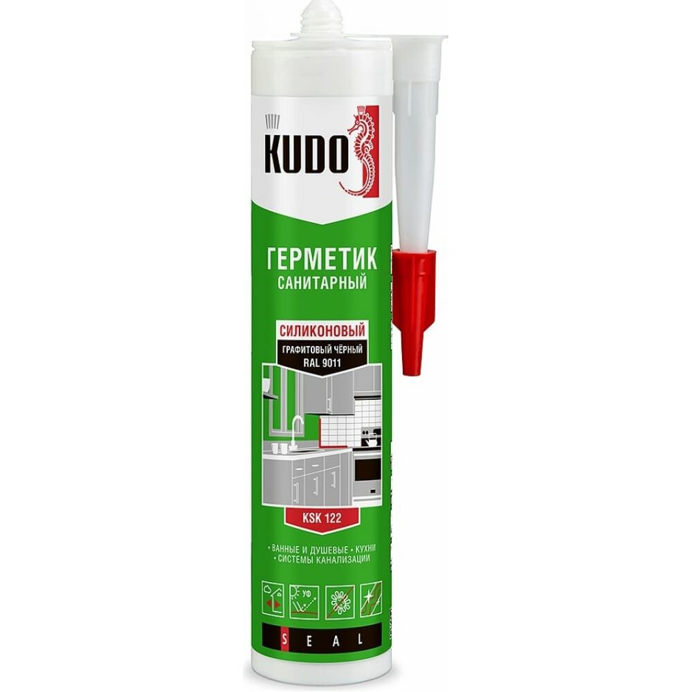 Силиконовый санитарный герметик KUDO KSK122